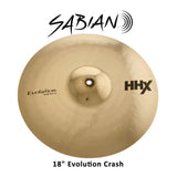 Sabian 18-Inch HHX Evolution Crash Brilliant Cymbal