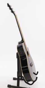 Yamaha APX600BL Thinline Acoustic-Electric Guitar (Black) Bundle with Gig Bag (Used)