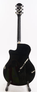 Yamaha APX600BL Thinline Acoustic-Electric Guitar (Black) Bundle with Gig Bag (Used)
