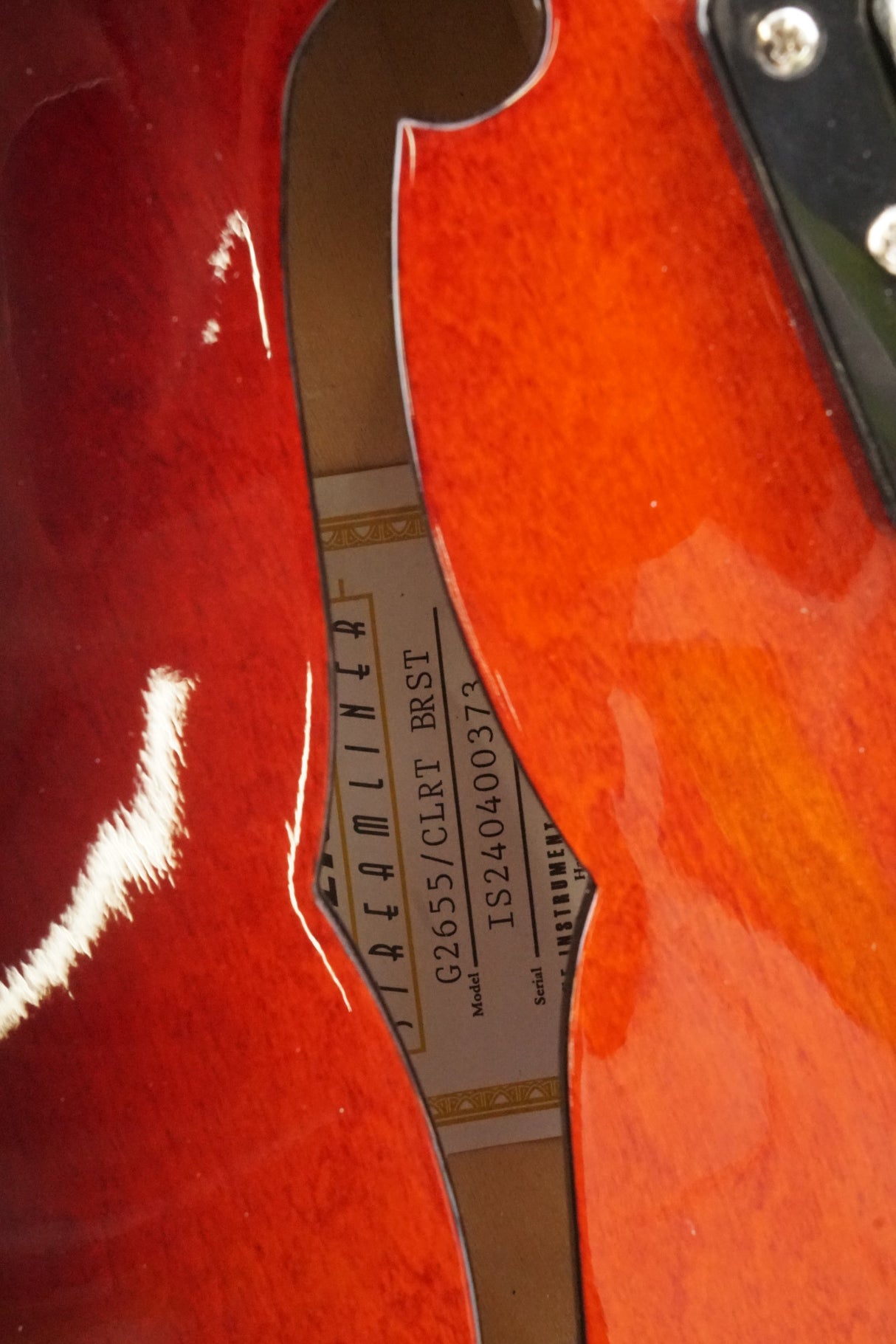 Gretsch G2655 Streamliner Center Block Jr. Electric Guitar (Claret Burst) (Used)