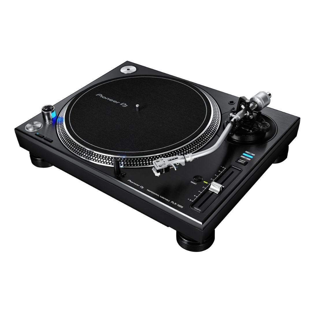 Pioneer DJ PLX-1000 Direct Drive Analog Turntable (Black) with Amplifier System