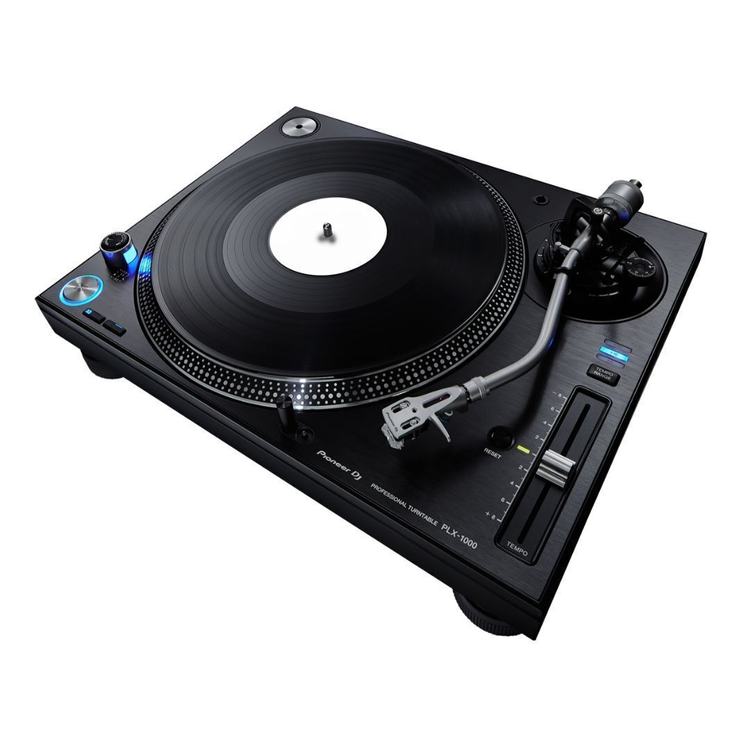 Pioneer DJ PLX-1000 Direct Drive Analog Turntable (Black) with Amplifier System