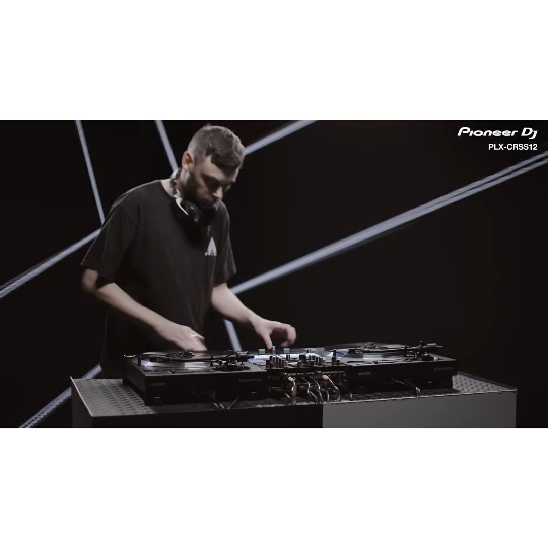 Pioneer DJ PLX-CRSS12 Direct Drive Turntable with Desktop Amplifier System