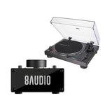 Audio-Technica AT-LP120XUSB Analog Turntable (Black) with Amplifier System