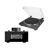 Audio-Technica AT-LP60XBT Turntable with Desktop Amplifier System Bundle