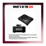 Pioneer DJ PLX-500 Direct Drive USB Turntable with Desktop Amplifier System
