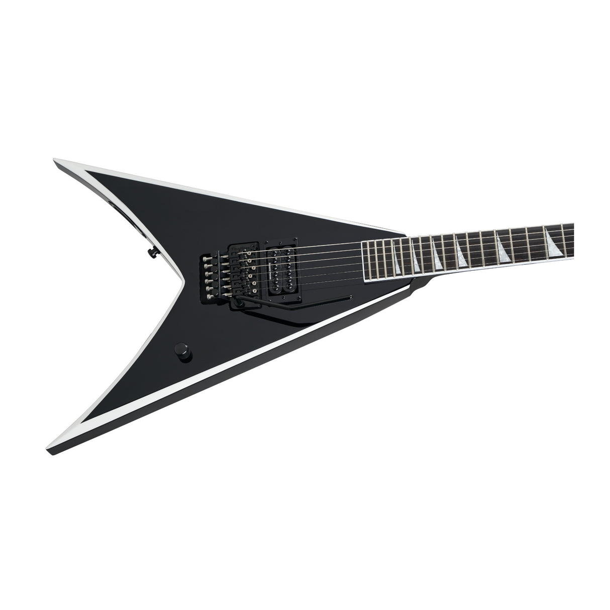 Jackson Pro Series Signature Wes Borland King V Guitar (Black with White Bevels)