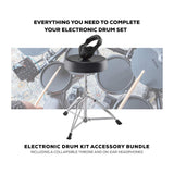 Alesis Drum Essentials Bundle - Throne and Headphones