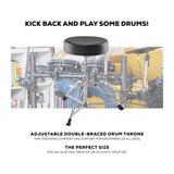 Alesis Drum Essentials Bundle - Throne and Headphones