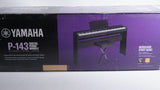 Yamaha P143LXB Digital Piano Home Bundle (Black) (Open Box)