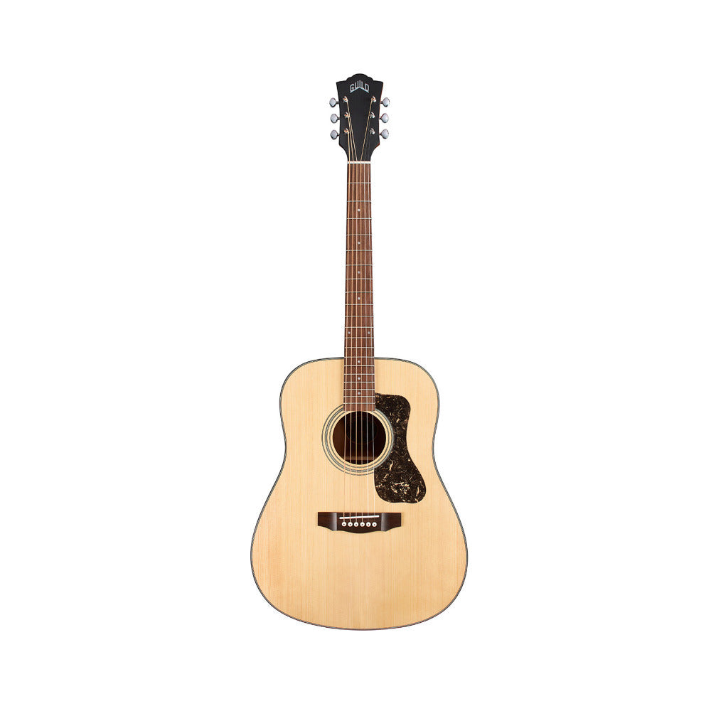 Guild D-340 Natural Acoustic Guitar with Spruce Top and Mahogany Body