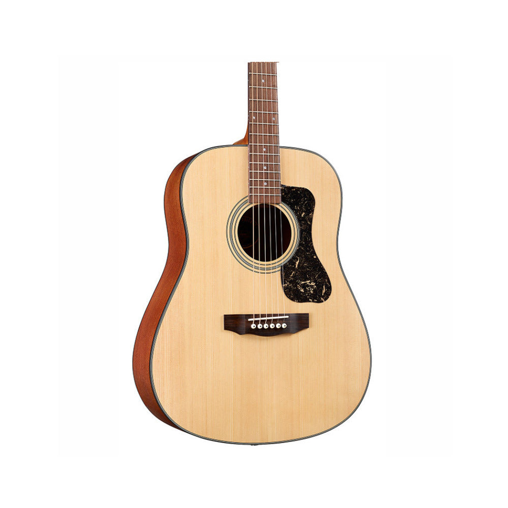 Guild D-340 Natural Acoustic Guitar with Spruce Top and Mahogany Body