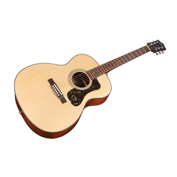 Guild OM-340 Natural Acoustic Guitar Spruce Top Mahogany OM Body (Satin Finish)