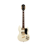 Guild Polara Kim Thayil Electric Guitar with Mahogany Body (Vintage White)