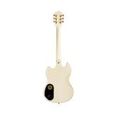 Guild Polara Kim Thayil Electric Guitar with Mahogany Body (Vintage White)