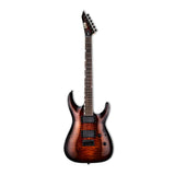 ESP LTD MH-200HT QM Electric Guitar with Quilted Maple Top (Dark Brown Sunburst)
