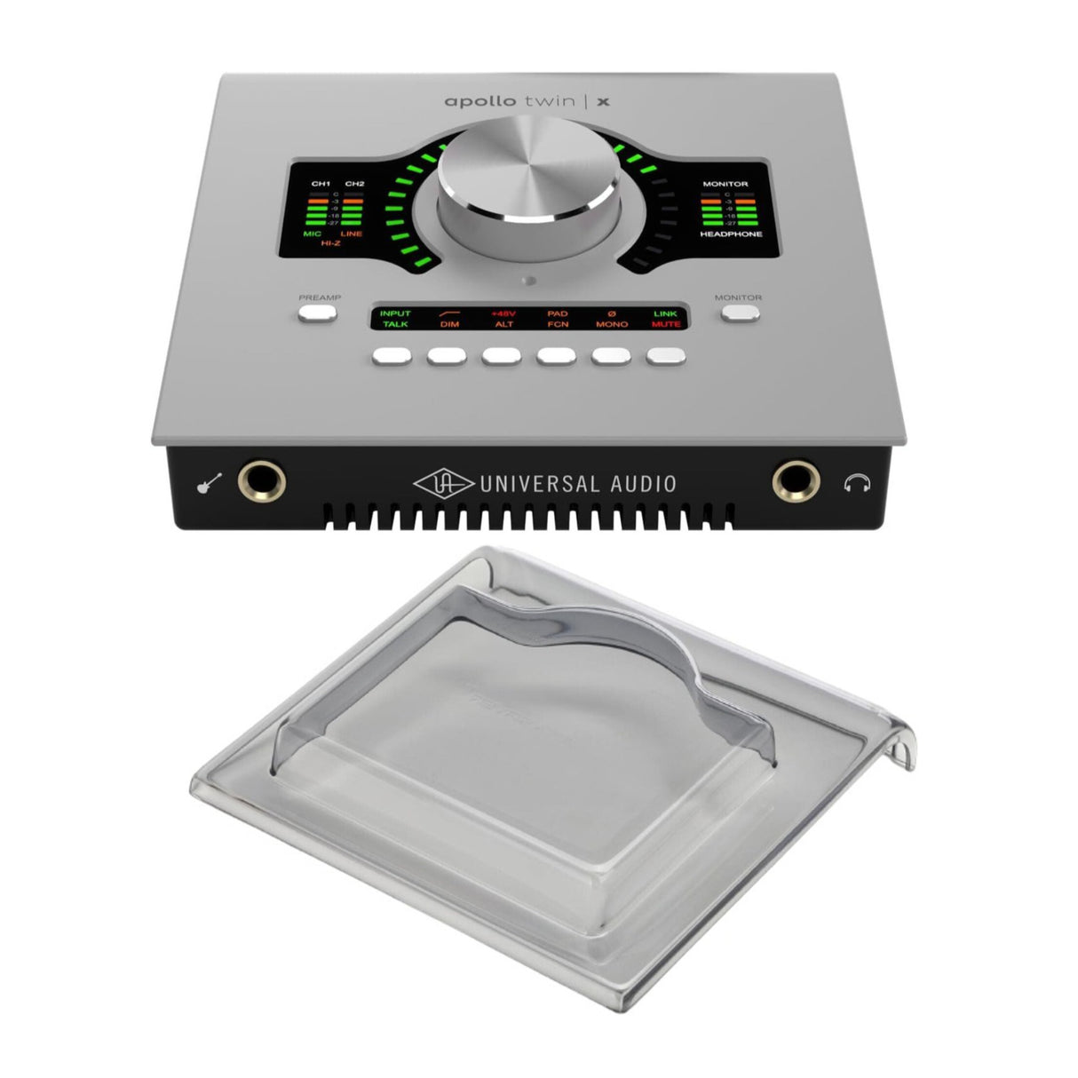 Universal Audio Apollo Twin X Duo Gen 2 Recording Interface with Clear Cover