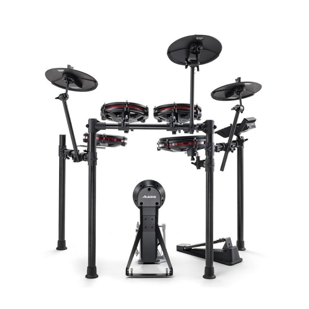 Alesis Nitro Max Kit Electronic Drum Set Bundle with Throne and Headphones