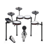 Alesis Nitro Max Kit Electronic Drum Set Bundle with Throne and Headphones