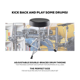 Alesis Nitro Pro 8-Piece Electronic Drum Set with Throne and Headphones Bundle
