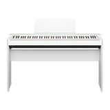 Yamaha P-225 88-Key Portable Electric Digital Piano Bundle with Stand (White)