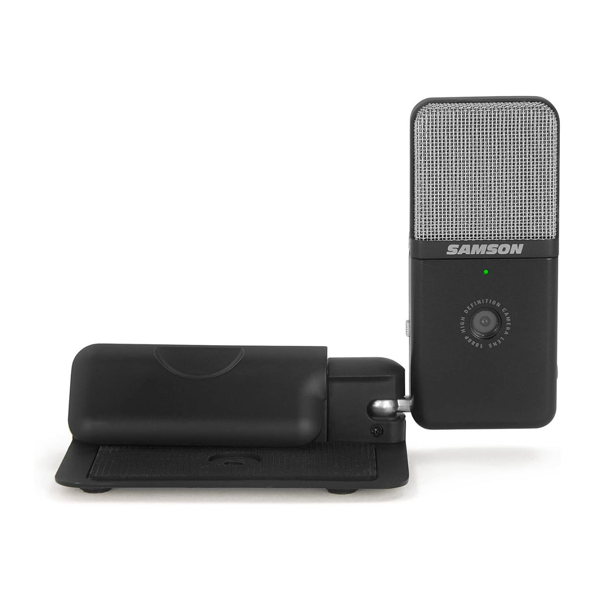 Samson Go Mic Video 1080P HD Webcam and Dual-Pattern USB Microphone (Black) (Open Box)