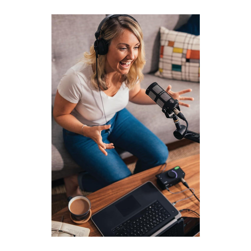 Sontronics Voicecasting Pack Podcast and Streaming Microphone Bundle (Black)
