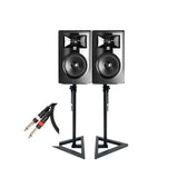 JBL 305P MKII Powered 5-inch Two-Way Studio Monitor (Pair) with Stands and Cable