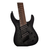 Jackson X Series Soloist Arch Top SLATX8Q MS Guitar (Transparent Black Burst)