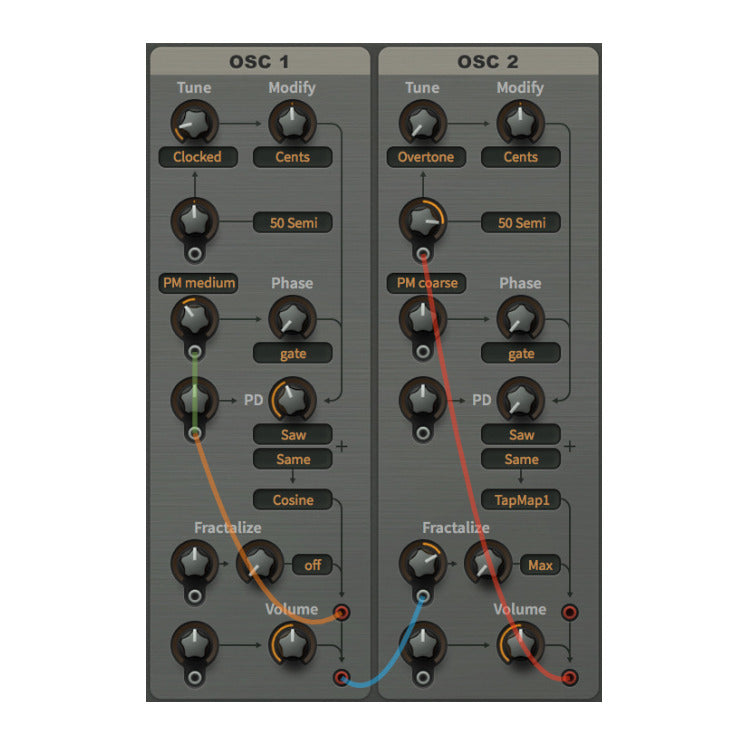 u-He Bazille Semi-Modular Synthesizer with FM, Phase Distortion and Modular Routing