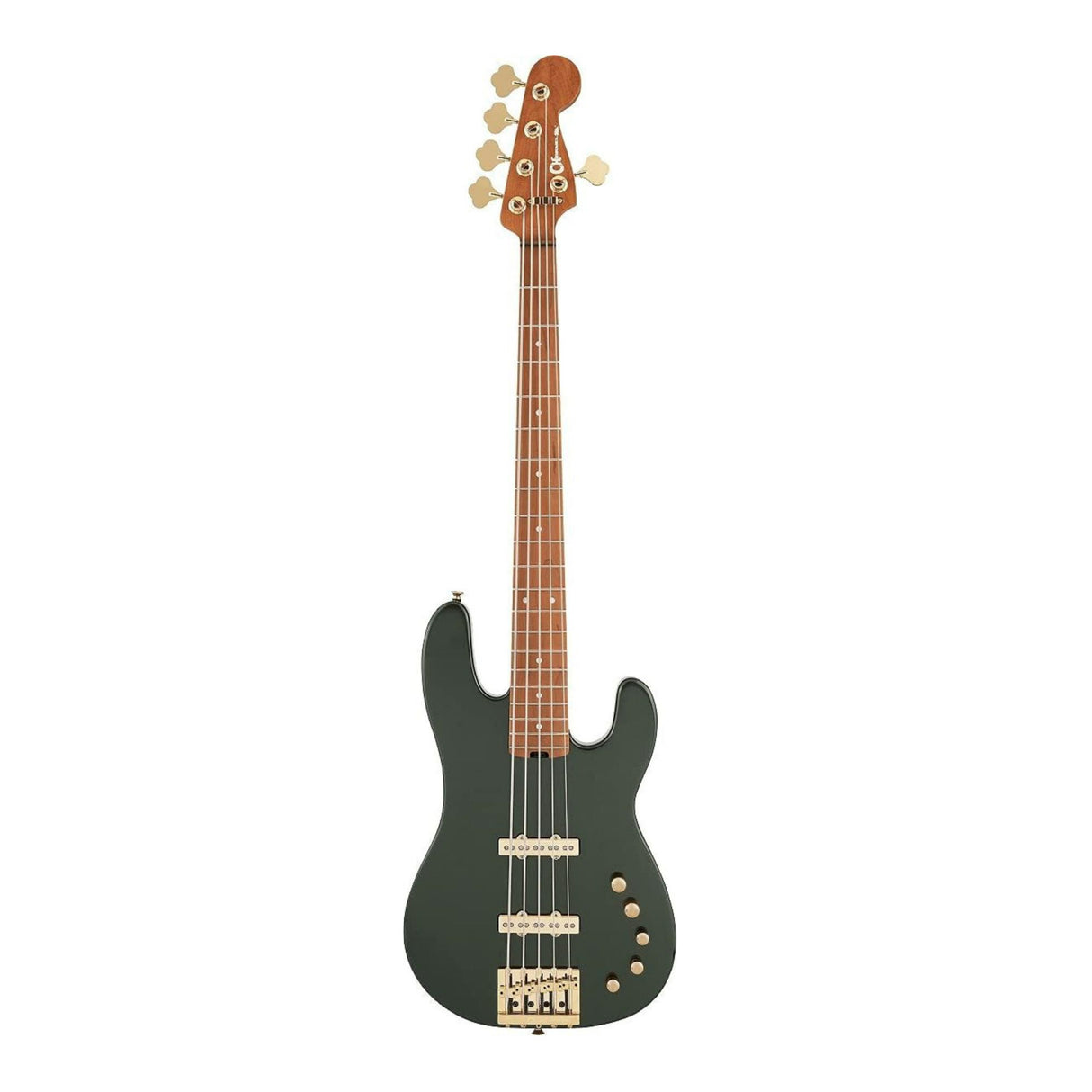 Charvel Pro-Mod San Dimas JJ V 5-String Bass Guitar (Lambo Green Metallic)