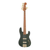 Charvel Pro-Mod San Dimas JJ V 5-String Bass Guitar (Lambo Green Metallic)
