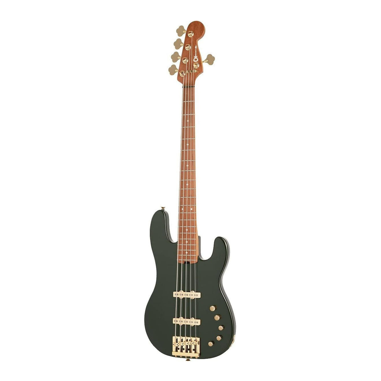 Charvel Pro-Mod San Dimas JJ V 5-String Bass Guitar (Lambo Green Metallic)