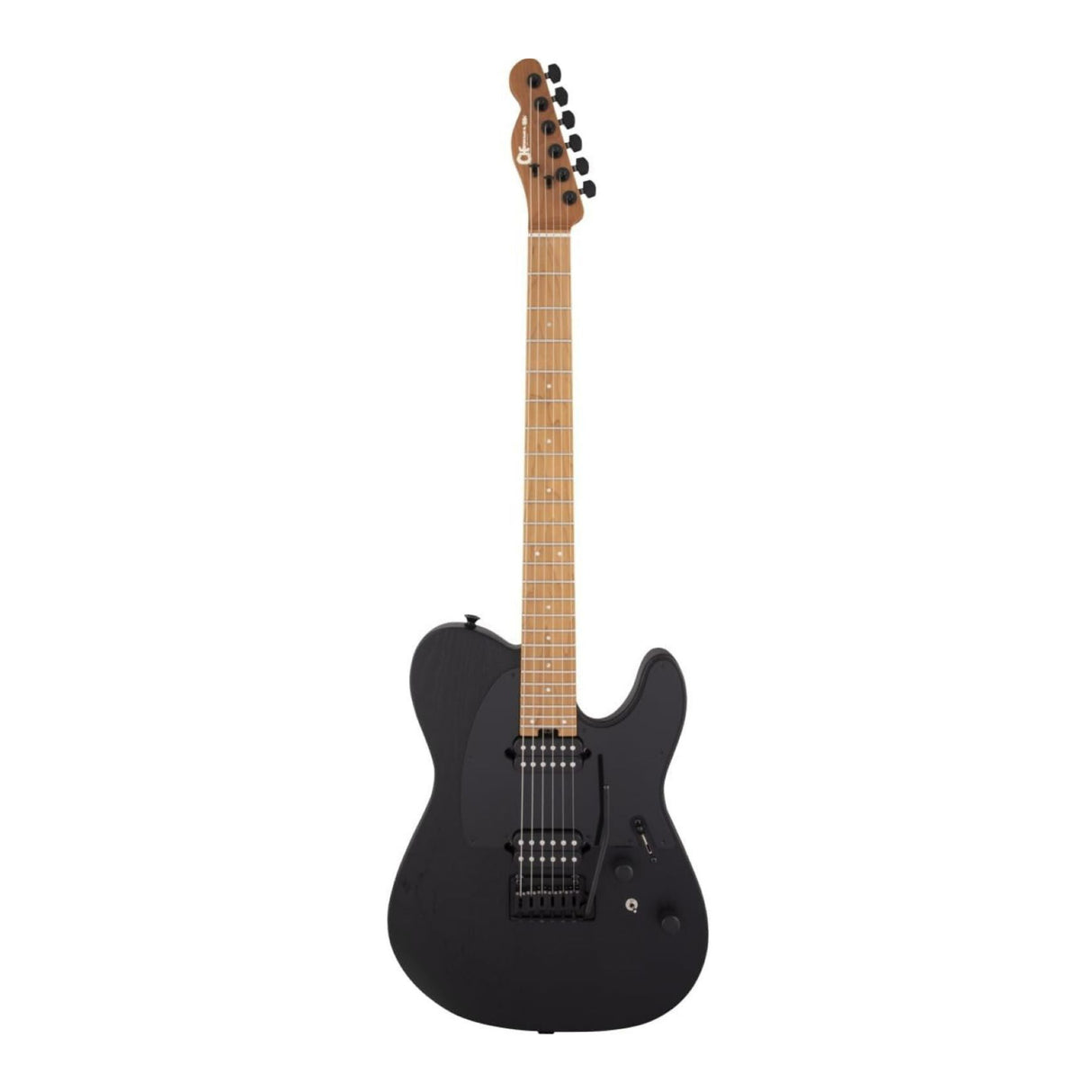 Charvel Pro-Mod So-Cal Style 2 24 HH 2PT CM Ash Electric Guitar (Black Ash)
