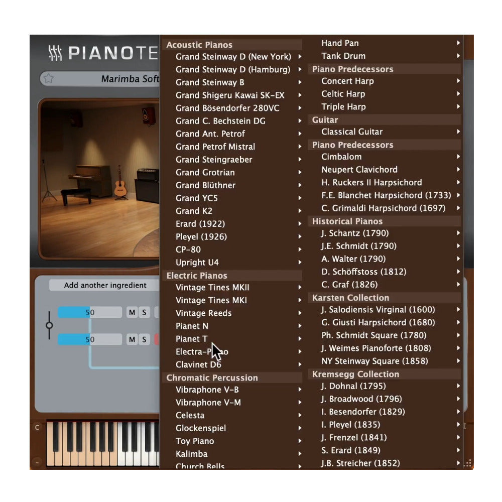 Pianoteq Xylophone Add-On Realistic Physical Modeled Mallet Instrument
