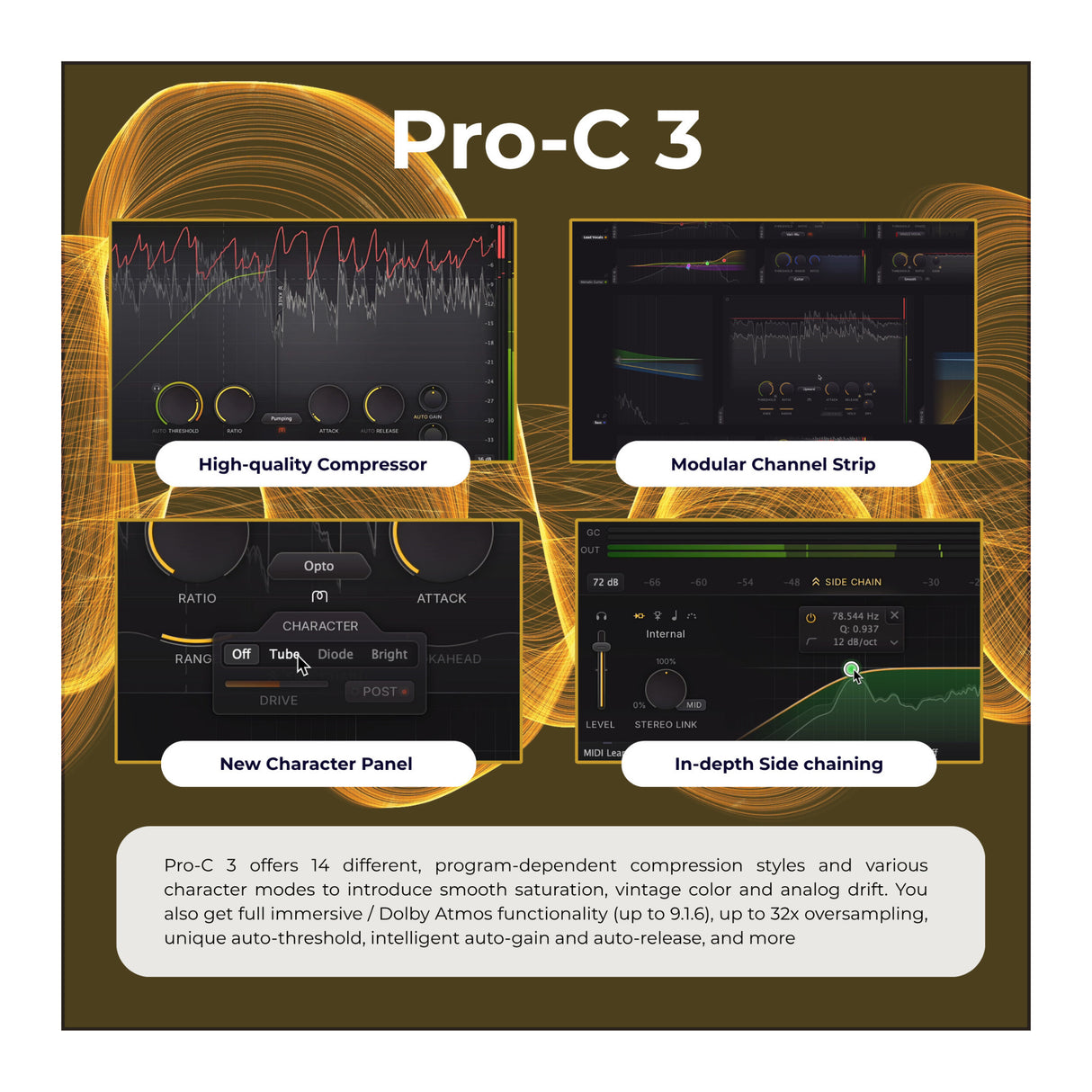 FabFilter Mixing Essentials Bundle with Pro-Q 4, Pro-R 2, and Pro-C 3 Plug-Ins