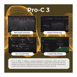 FabFilter Mixing Essentials Bundle with Pro-Q 4, Pro-R 2, and Pro-C 3 Plug-Ins