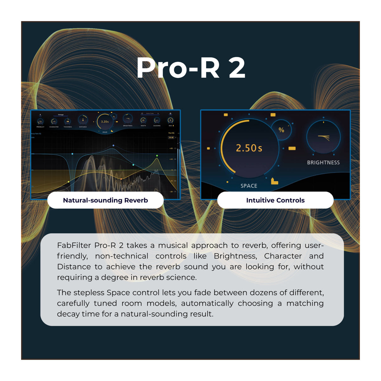 FabFilter Mixing Essentials Bundle with Pro-Q 4, Pro-R 2, and Pro-C 3 Plug-Ins