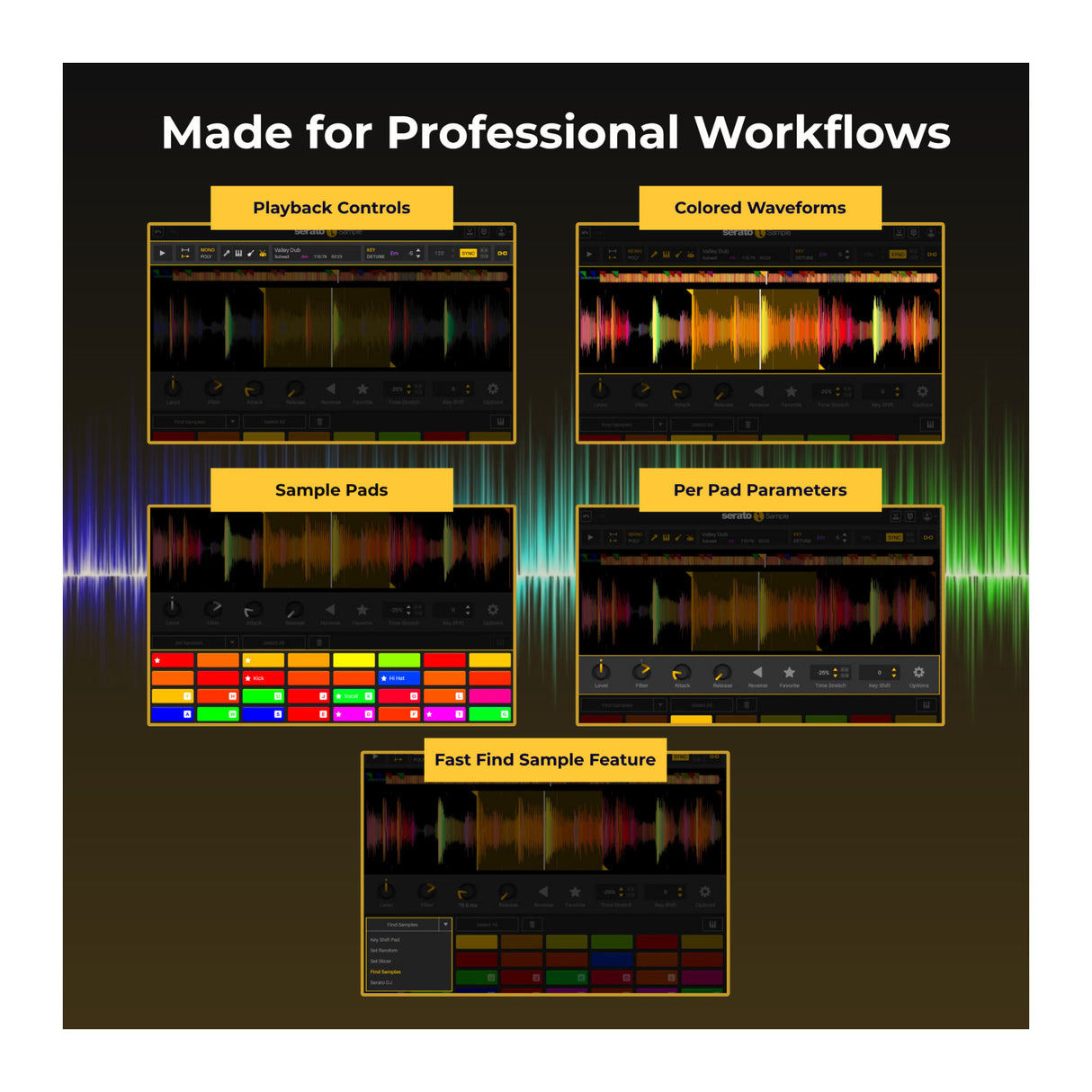 Serato Sample Professional-grade Sampling Plug-in for Music Production with Stem Separation