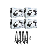 Zoom ZDM-1 4-Person Podcast Microphone Pack Accessory Bundle & Four Boom Arm (Open Box)