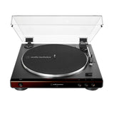 Audio-Technica AT-LP60X Automatic Belt-Drive Stereo Turntable (Brown) Bundle