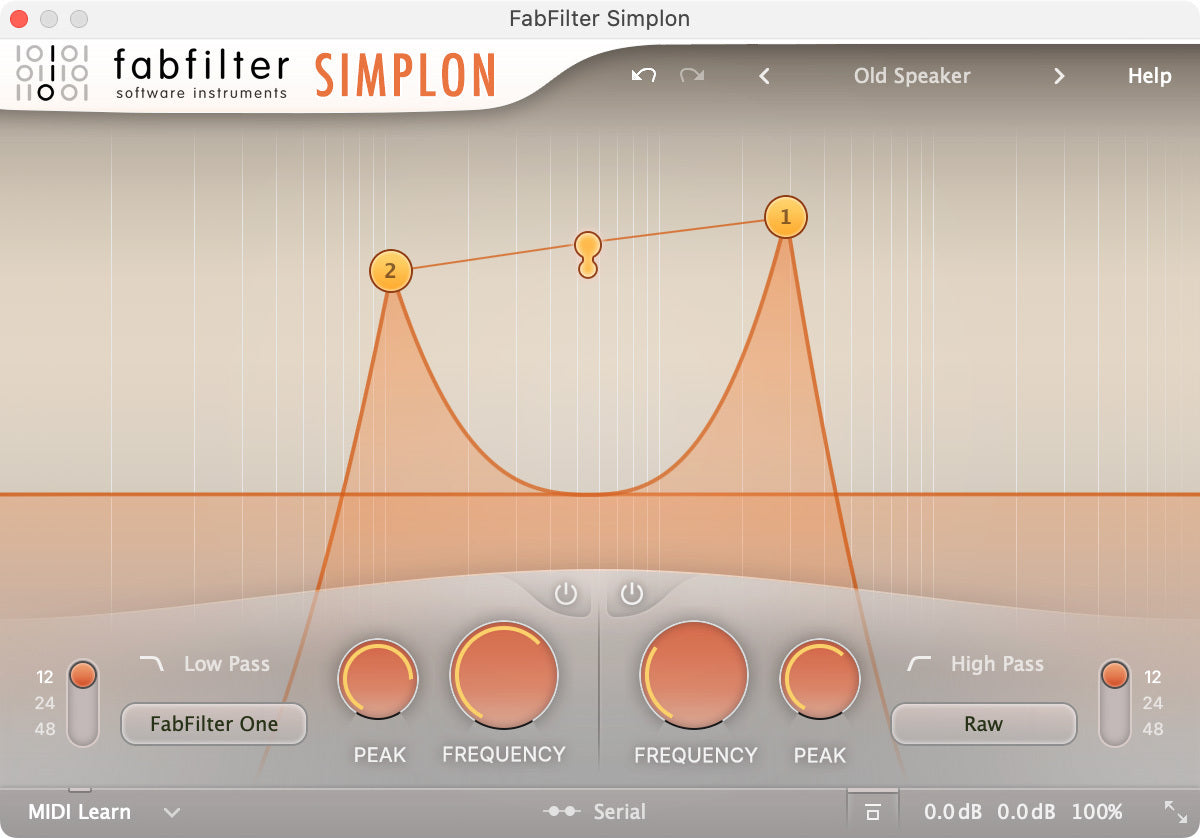 FabFilter Simplon Filter Plugin for Audio Production and Sound Design