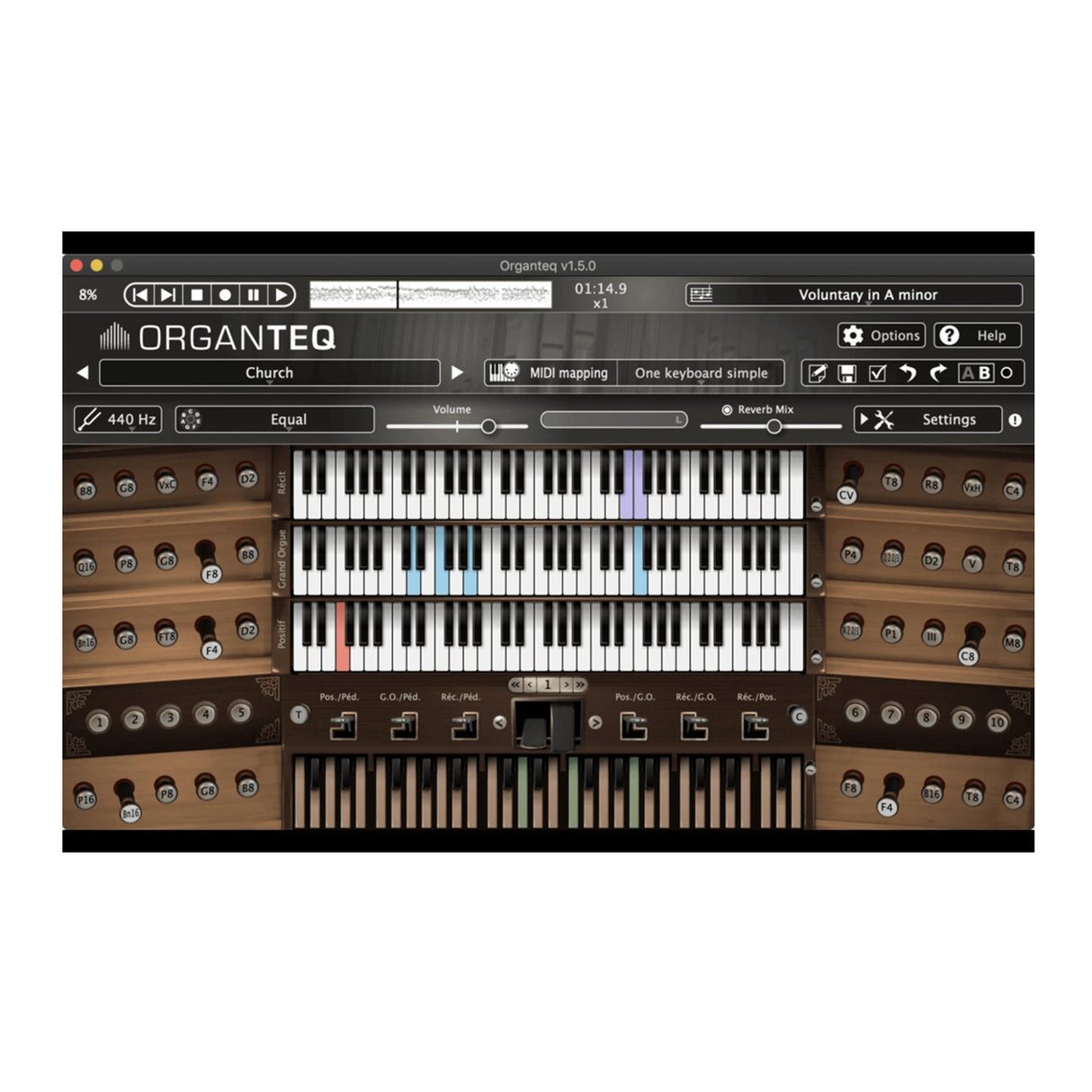 Pianoteq Organteq 2 Virtual Organ Instrument