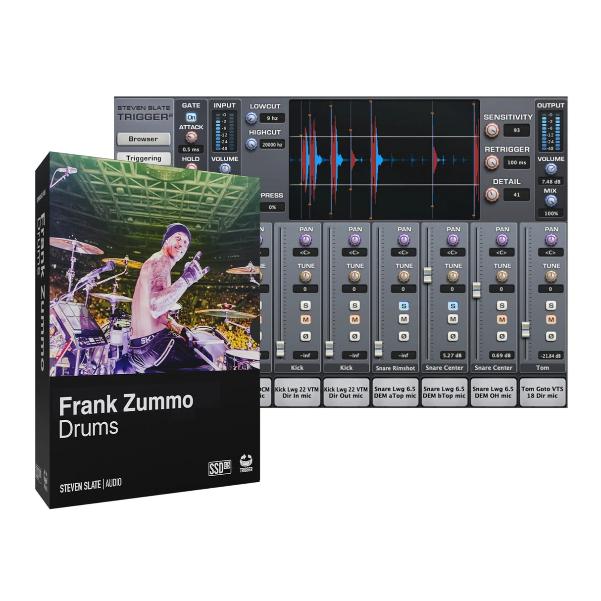 Steven Slate Drums Trigger 2 Frank Zummo Virtual Drum Expansion