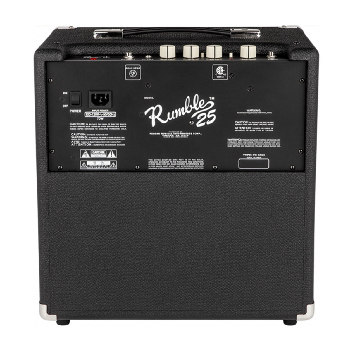 Fender Rumble 25 V3 120V 25-Watt Combo Bass Amplifier Bundle with Amp Stand