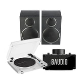 Audio Technica AT-LP3XBT Automatic Wireless Belt-Drive Turntable (White) Bundle