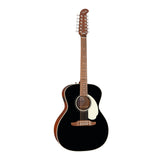 Fender California Deluxe Villager E with Walnut Fingerboard (Black)
