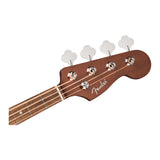 Fender California Deluxe Kingman Bass CE with Ivory Pickguard (Black)