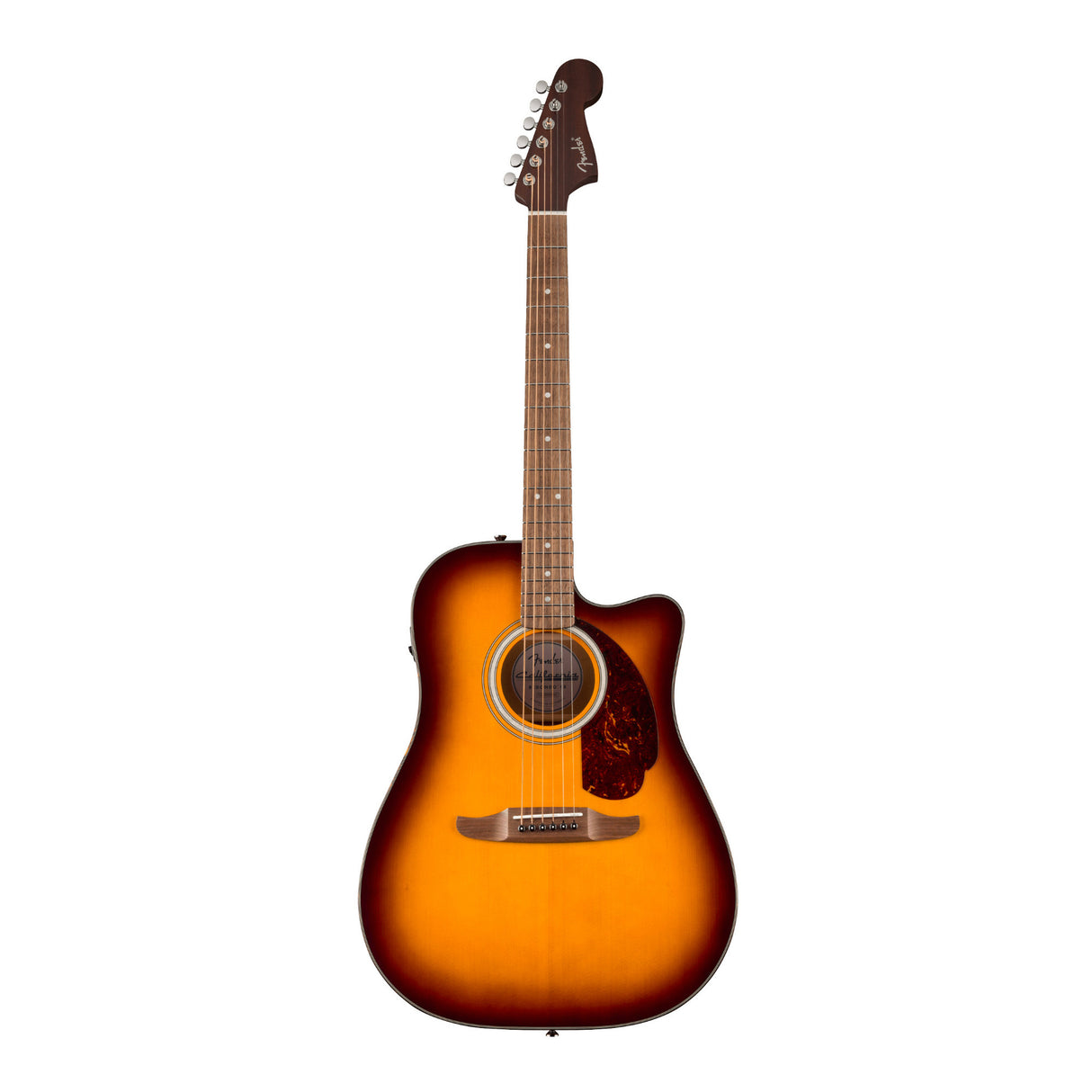 Fender California Deluxe Redondo CE 6-String Acoustic Guitar (Honey Sunburst)