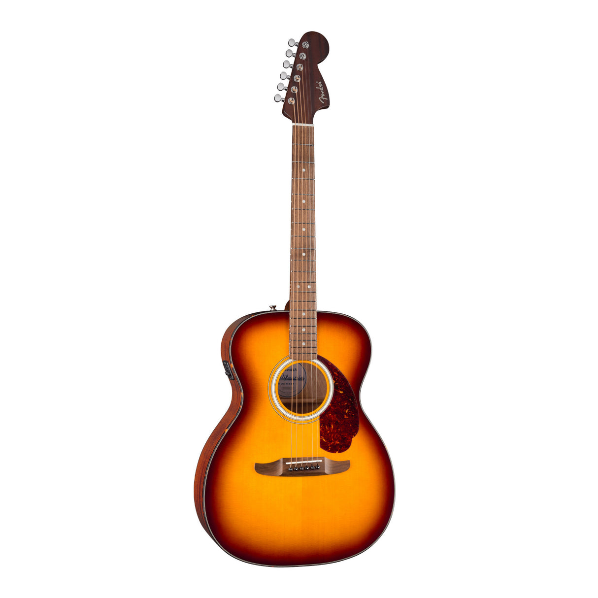 Fender California Deluxe Monterey E 6-String Acoustic Guitar (Honey Sunburst)